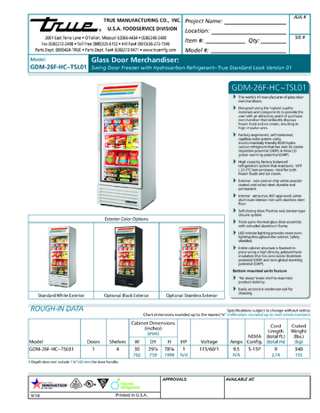 Spec Sheet