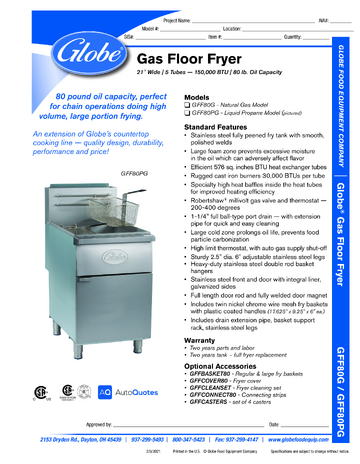 Spec Sheet