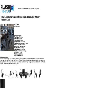 Spec Sheet