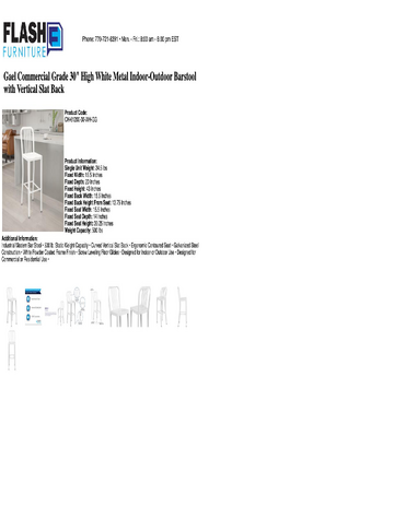 Spec Sheet