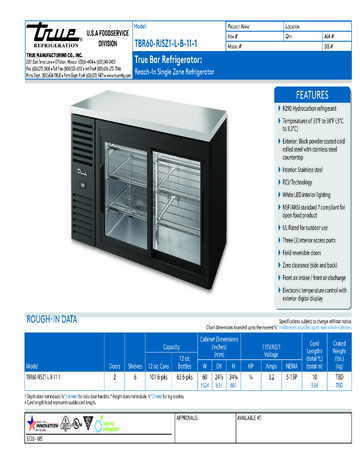 Spec Sheet