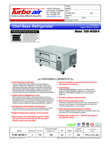Spec Sheet