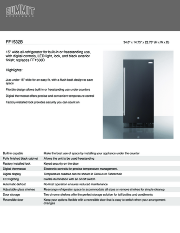 Spec Sheet