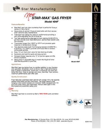 Spec Sheet