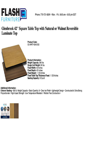Spec Sheet