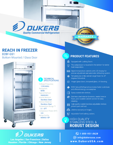 Spec Sheet