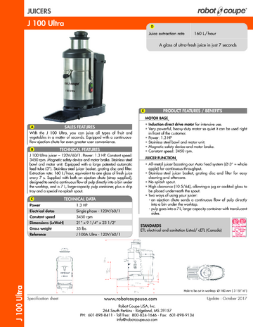 Spec Sheet