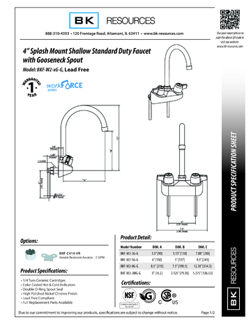 Spec Sheet