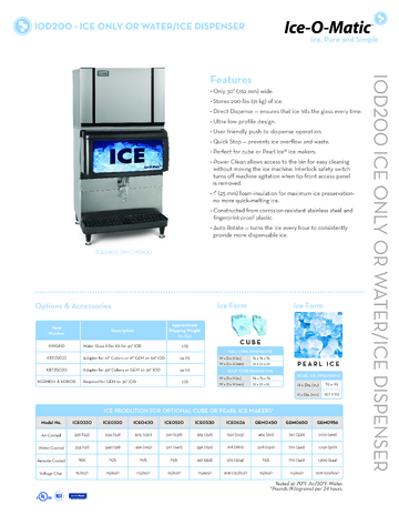 Spec Sheet
