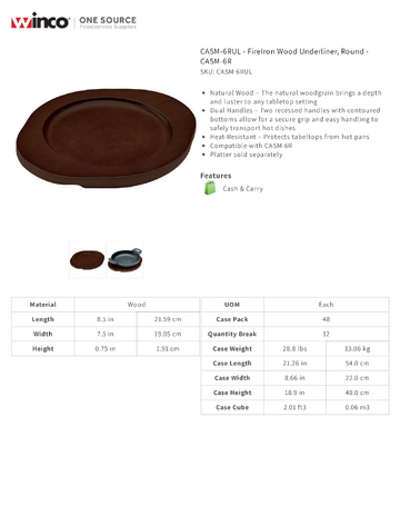 Spec Sheet