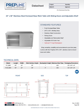 Spec Sheet