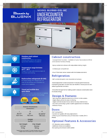 Spec Sheet