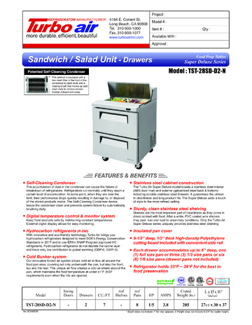 Spec Sheet