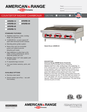 Spec Sheet