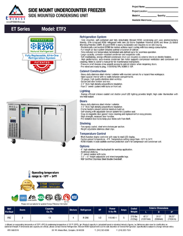 Spec Sheet
