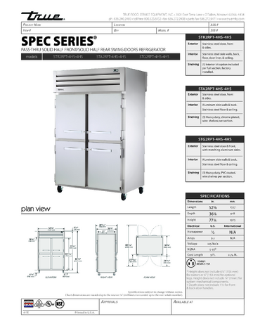 Spec Sheet
