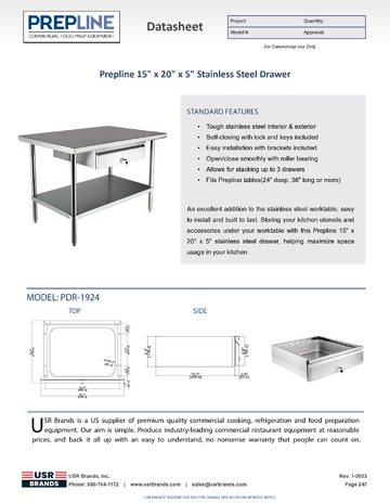 Spec Sheet