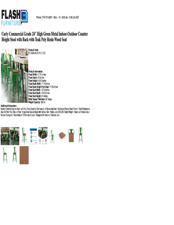 Spec Sheet