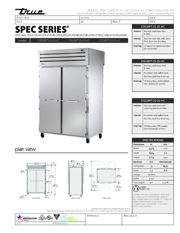 Spec Sheet