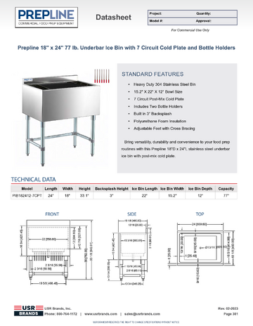 Spec Sheet