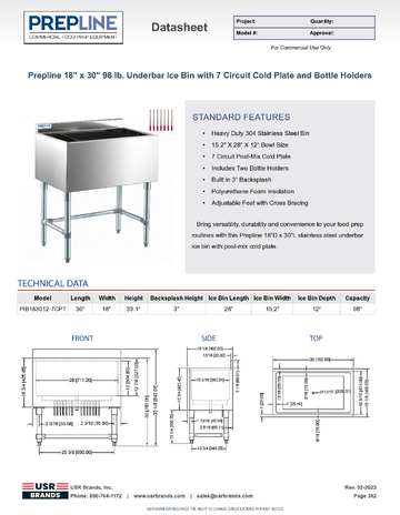 Spec Sheet