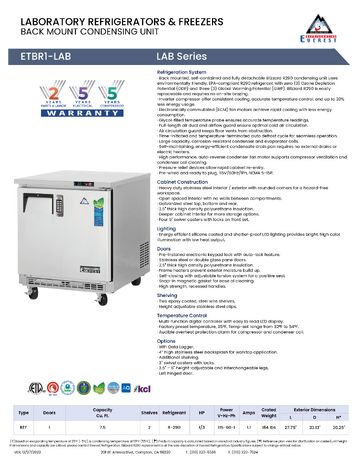 Spec Sheet