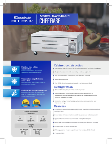 Spec Sheet