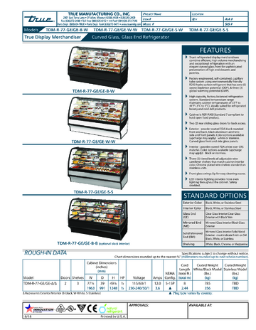 Spec Sheet