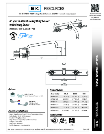 Spec Sheet