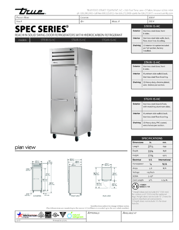 Spec Sheet