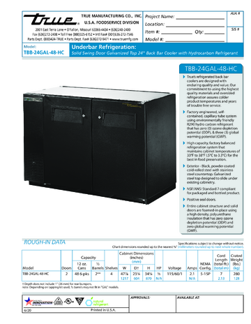 Spec Sheet