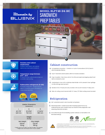 Spec Sheet