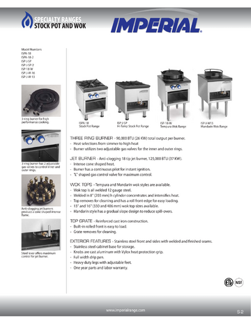 Spec Sheet