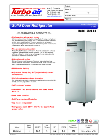 Spec Sheet