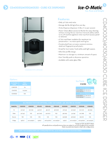 Spec Sheet
