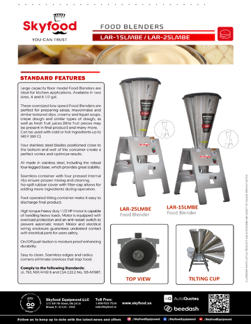Spec Sheet