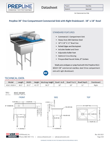 Spec Sheet