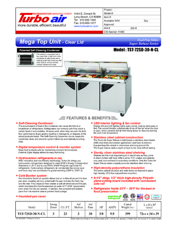 Spec Sheet