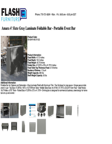 Spec Sheet