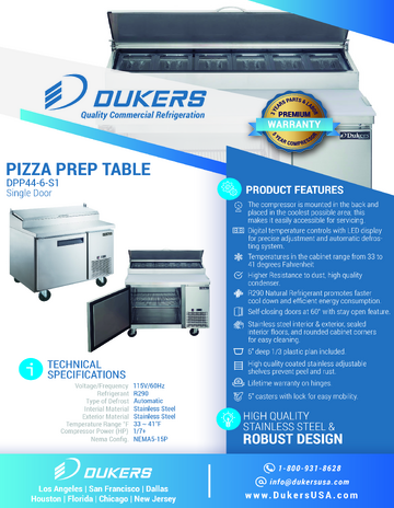 Spec Sheet