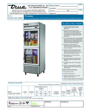 Spec Sheet