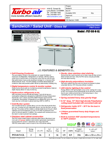 Spec Sheet