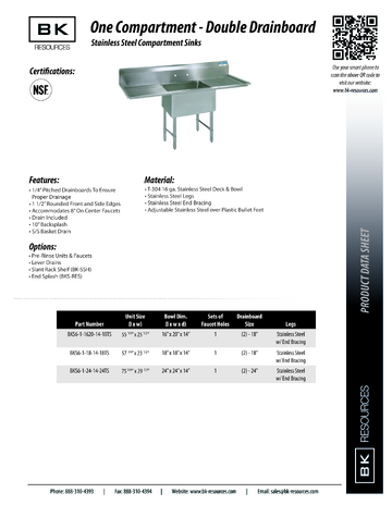 Spec Sheet