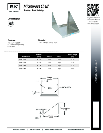 Spec Sheet