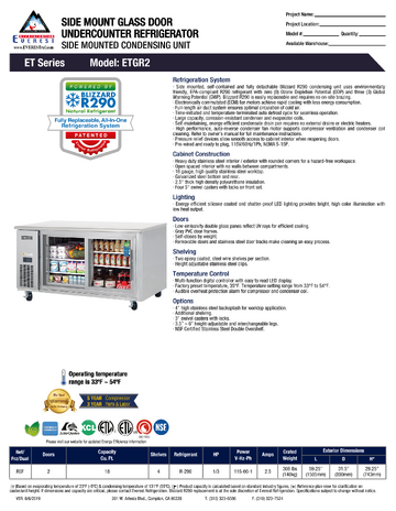 Spec Sheet
