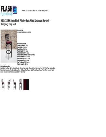 Spec Sheet