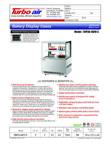 Spec Sheet