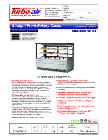 Spec Sheet