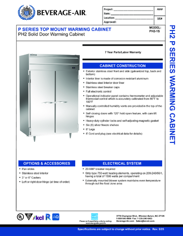 Spec Sheet