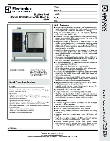 Spec Sheet